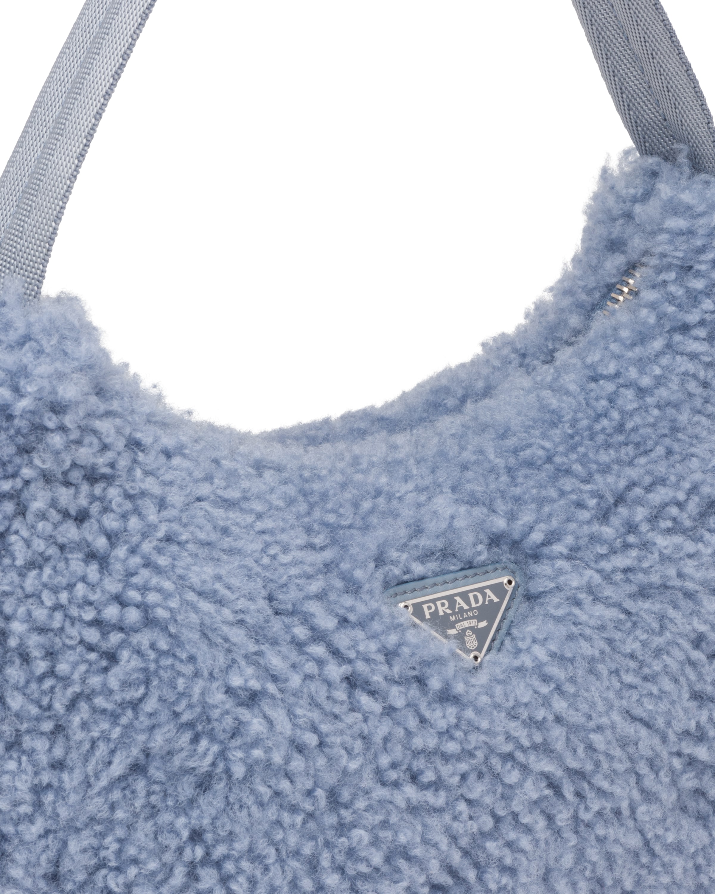 shearling mini bag prada