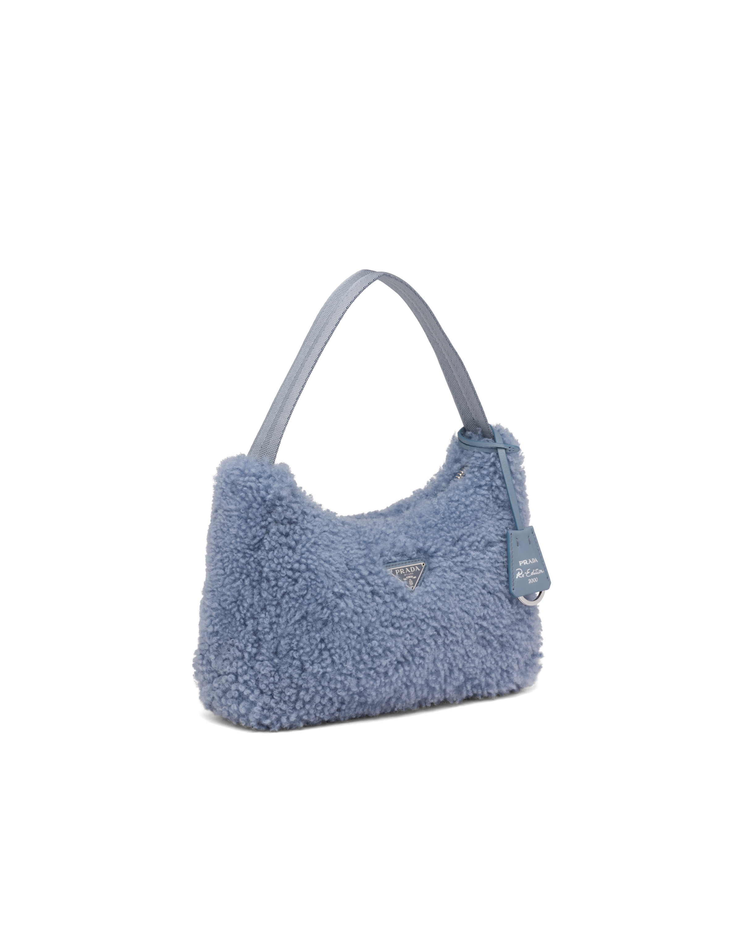 shearling mini bag prada