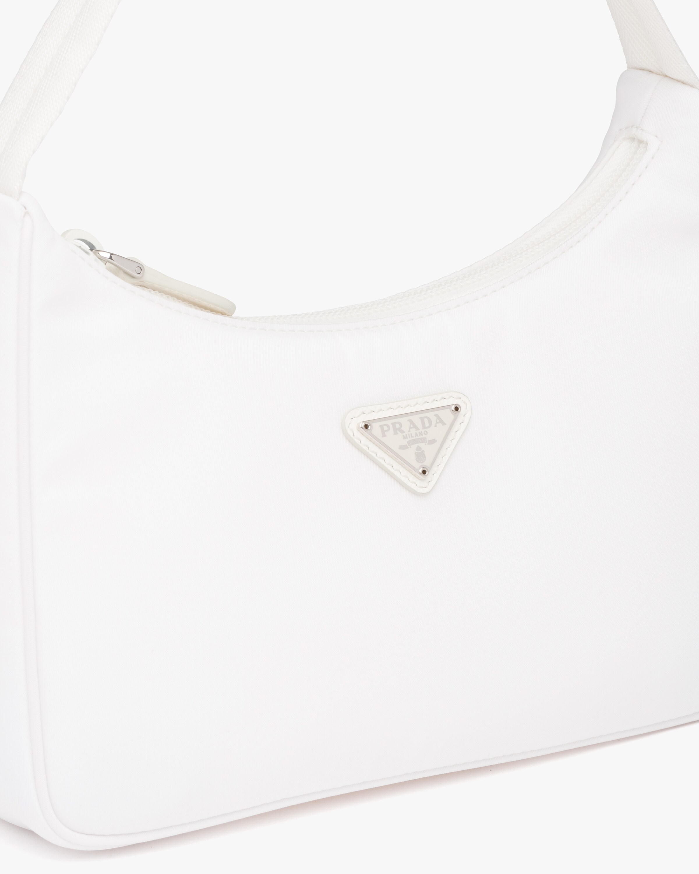 White ReNylon ReEdition 2000 minibag Prada