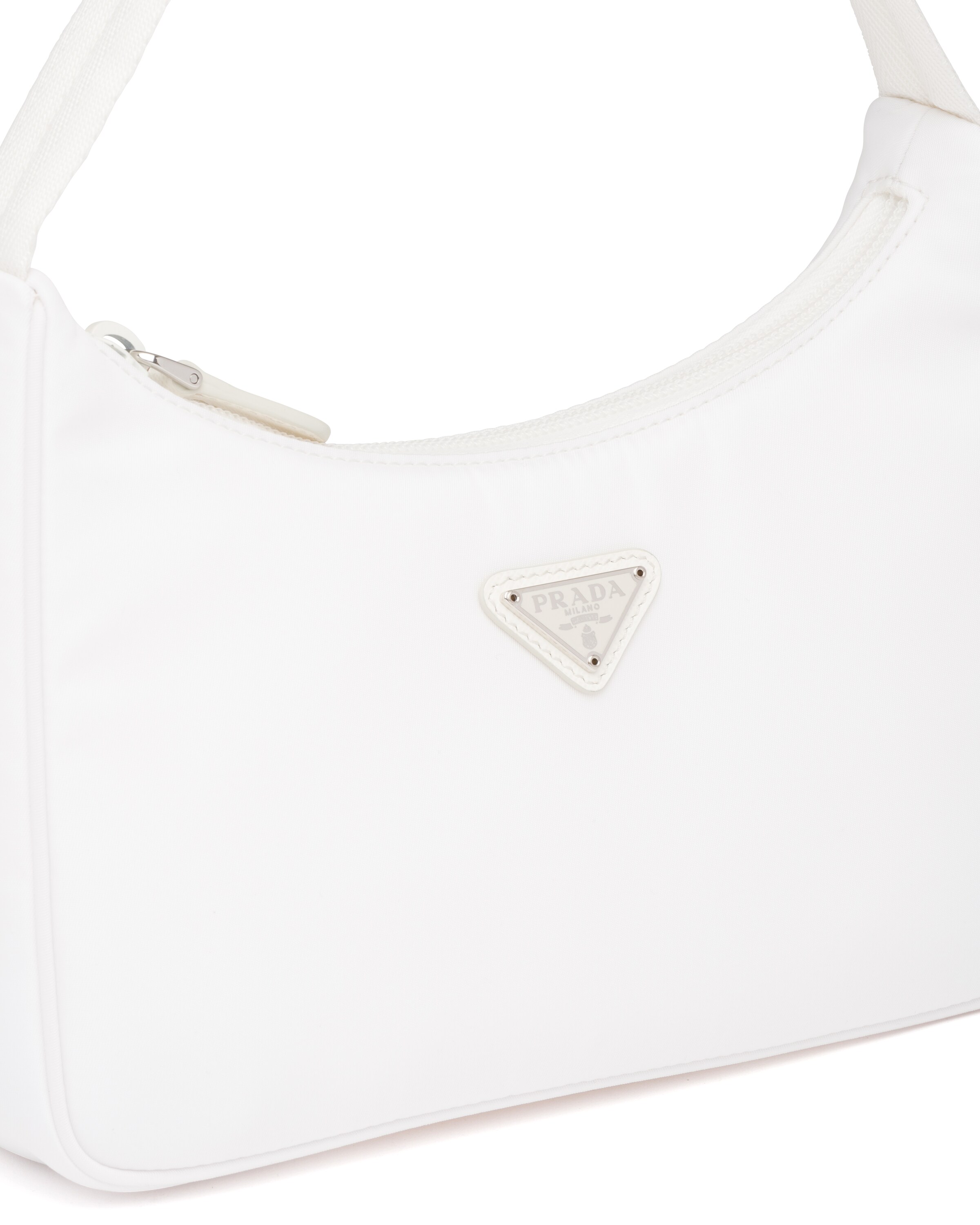 White ReNylon ReEdition 2000 minibag Prada