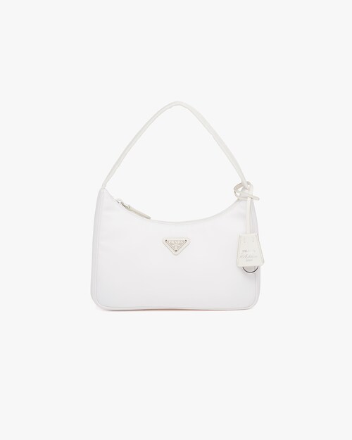 prada white nylon bag