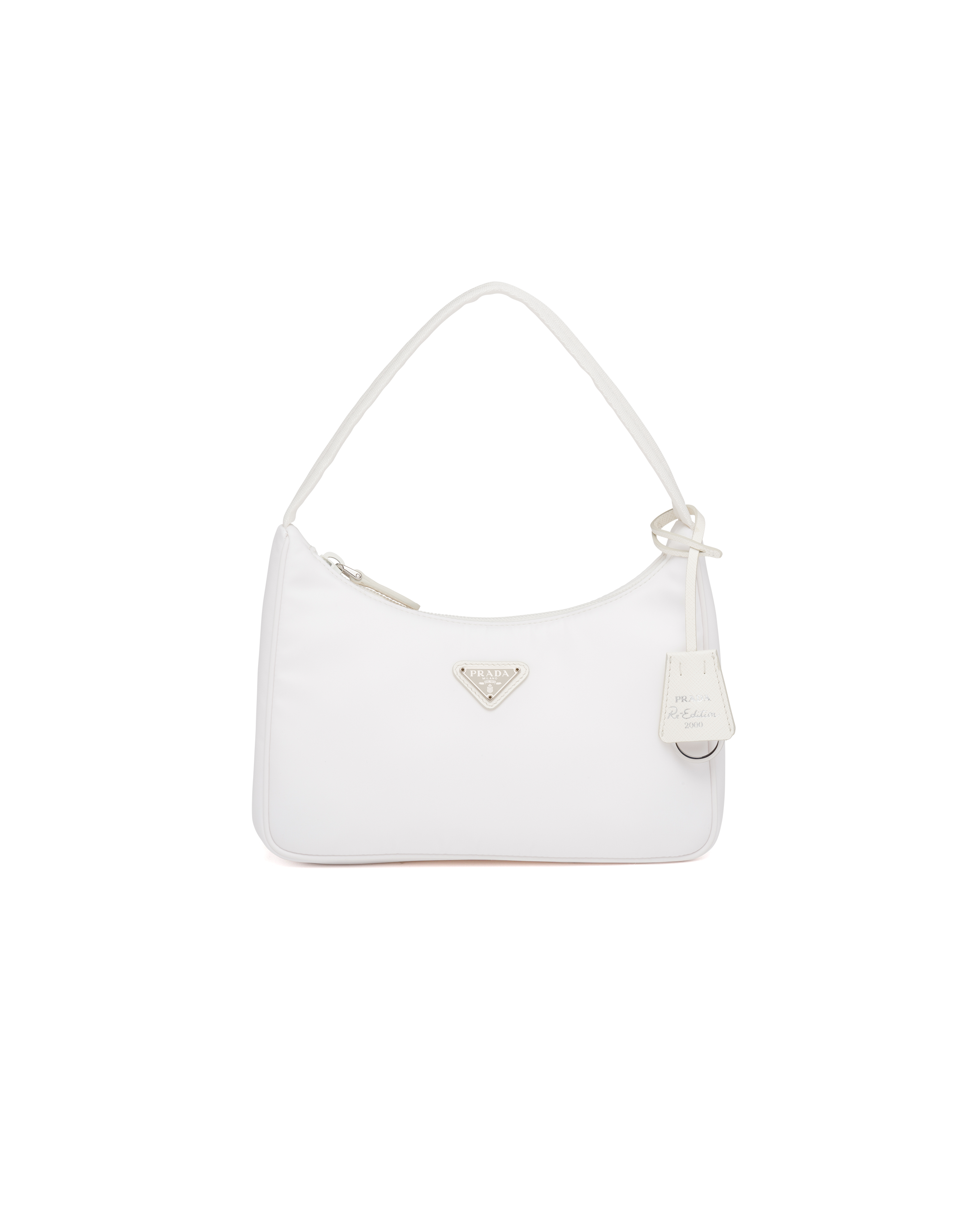 Prada - Women's Re-Nylon Re-Edition 2000 Mini-Bag Shoulder Bag - White - Synthetic