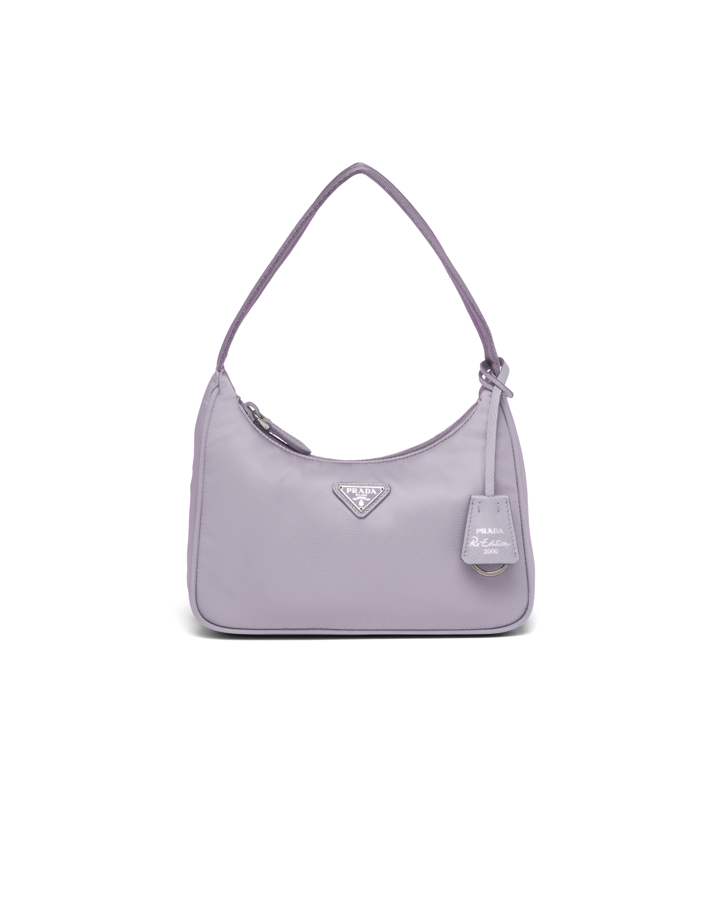 Shop Prada Re-edition 2000 Mini Bag Aus Re-nylon In Wisteria