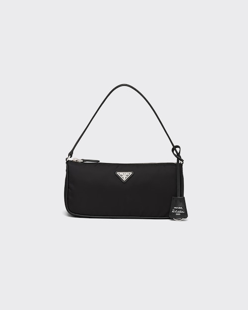 Black Prada Re-Edition 2005 nylon and Saffiano leather mini-bag | Prada