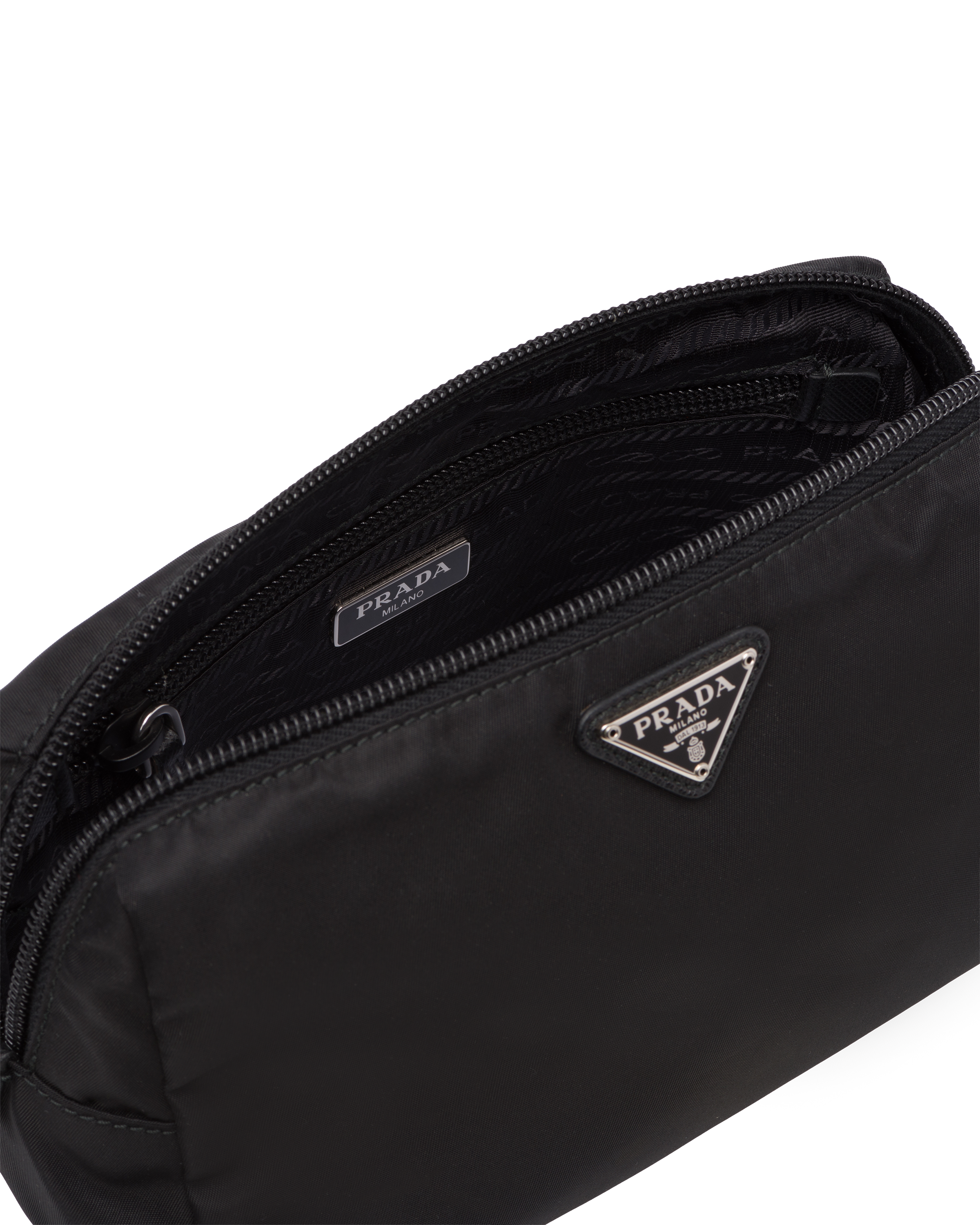 prada black nylon pouch