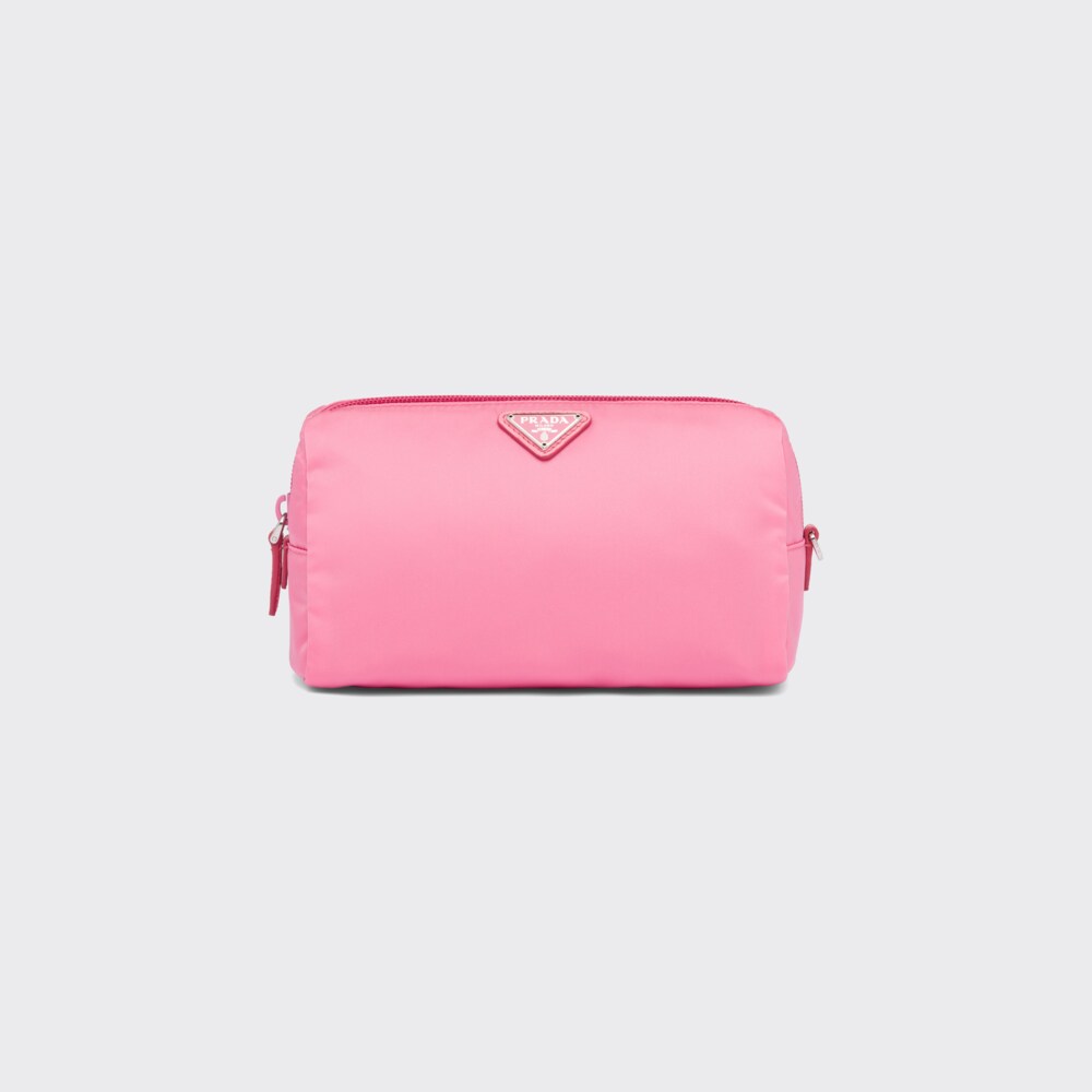 Begonia Pink Nylon necessaire Prada