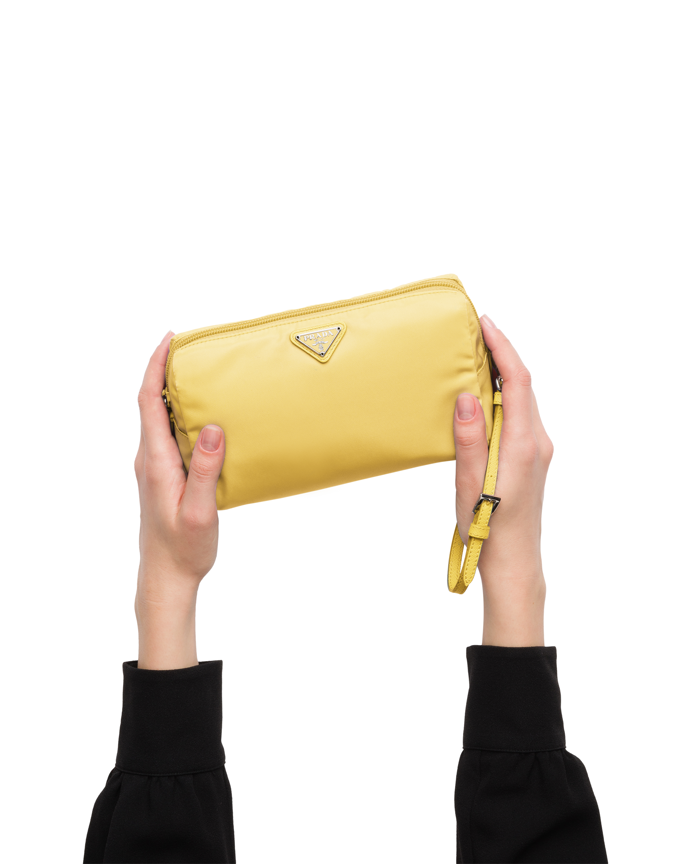 prada nylon bag with pouch