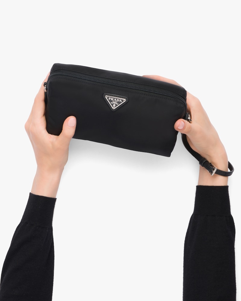 prada leather cosmetic pouch