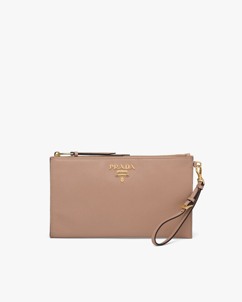 prada leather pouch