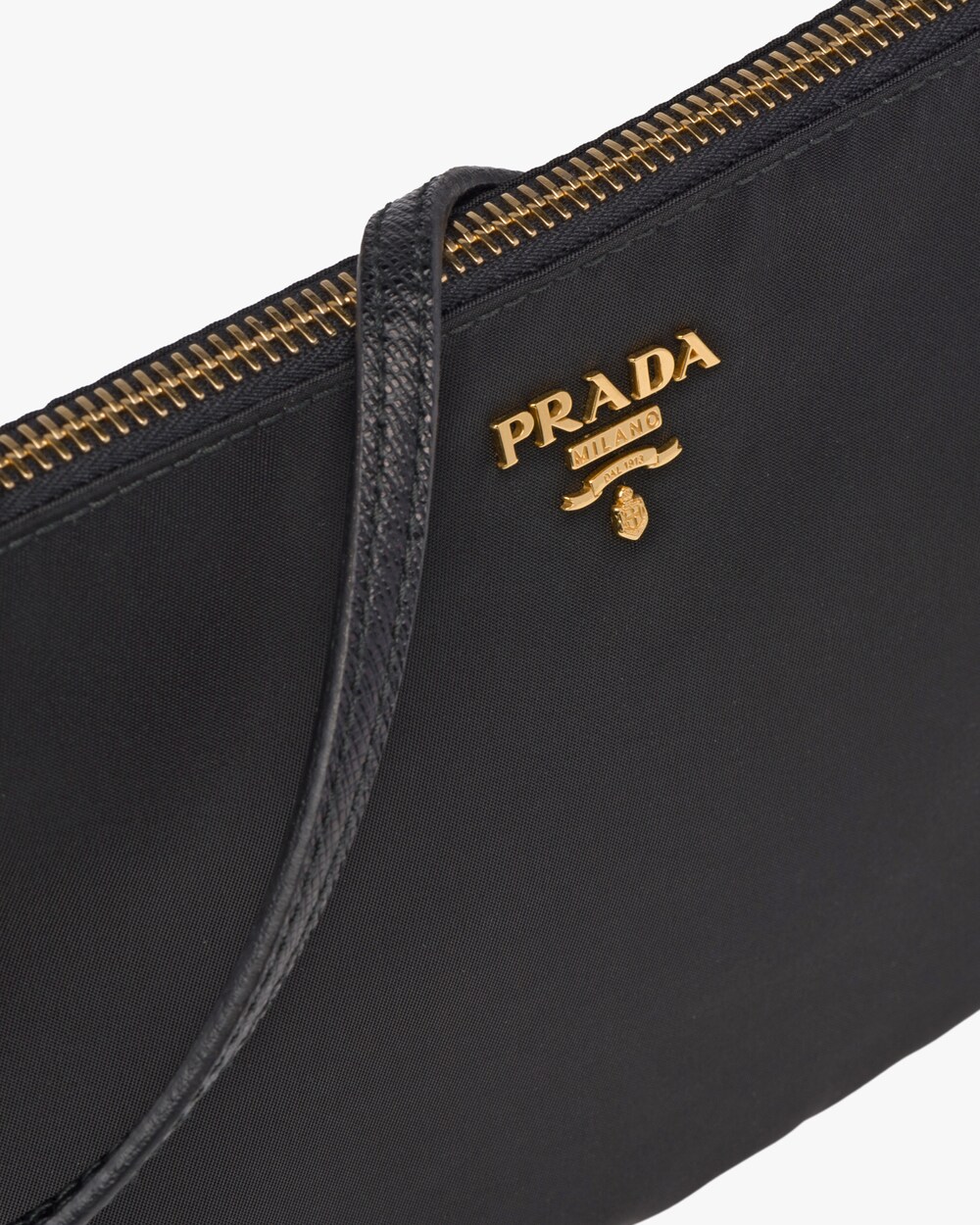 prada logo pouch