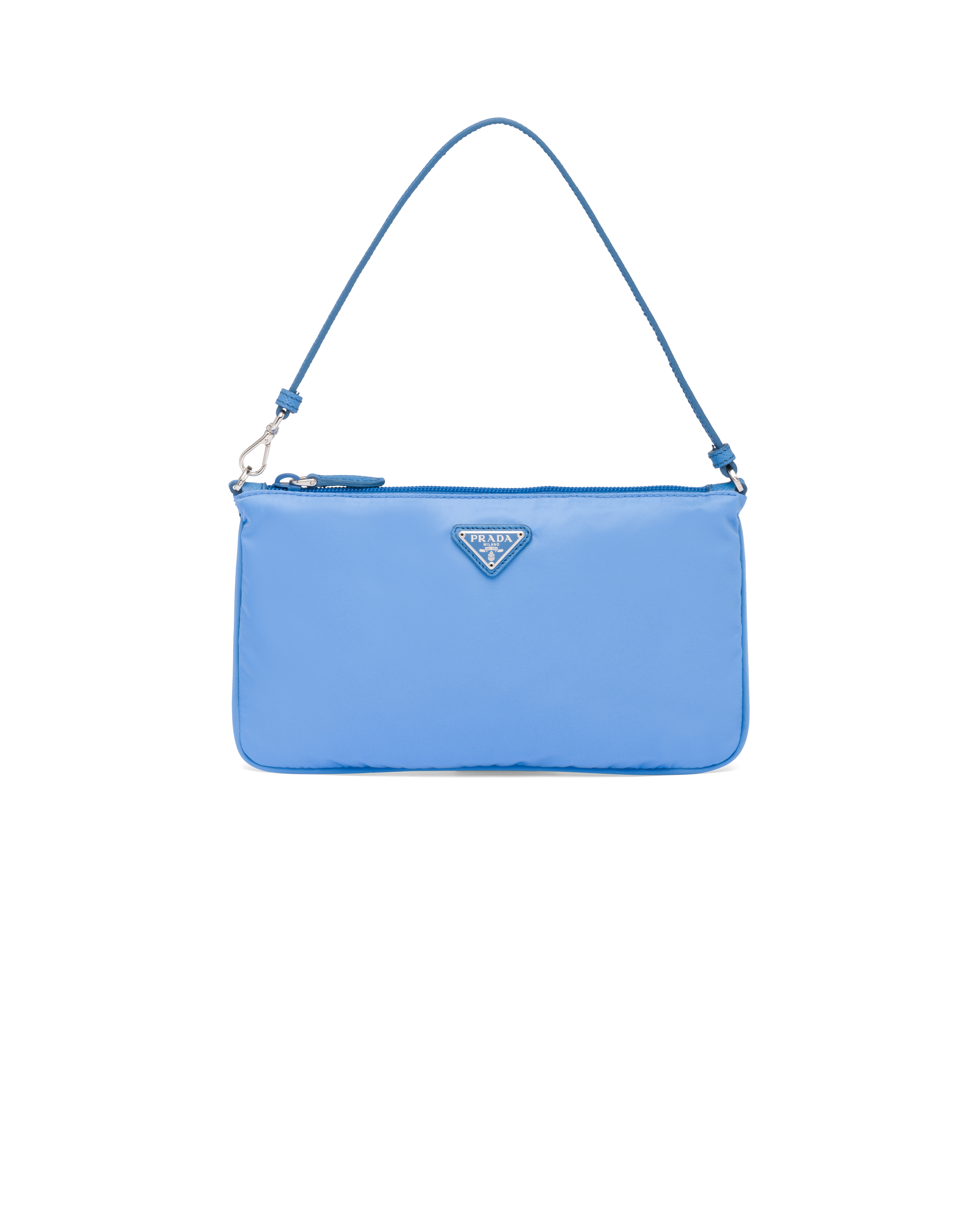 prada nylon bag blue