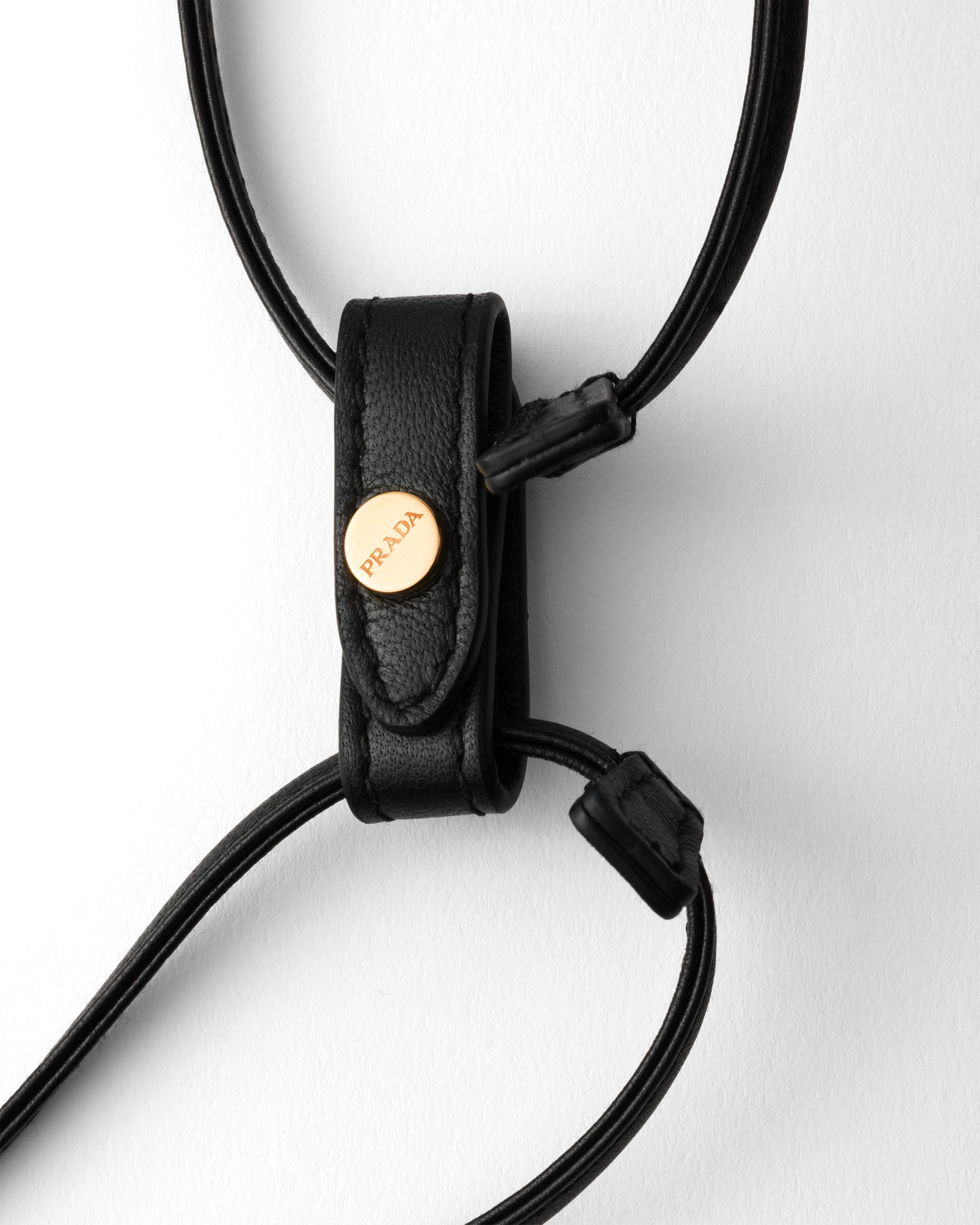 Prada Wish Re-nylon Drawstring Pouch In Black