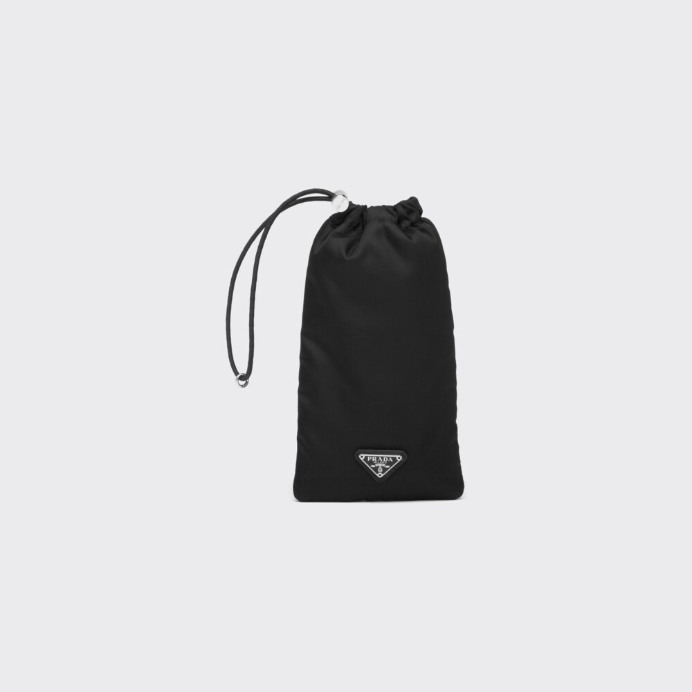 Black ReNylon pouch Prada