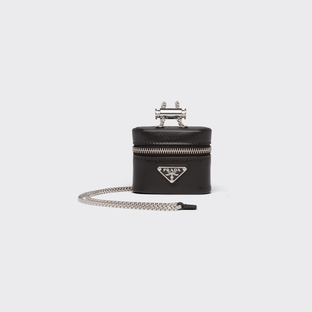 Prada Saffiano leather earphone case 1