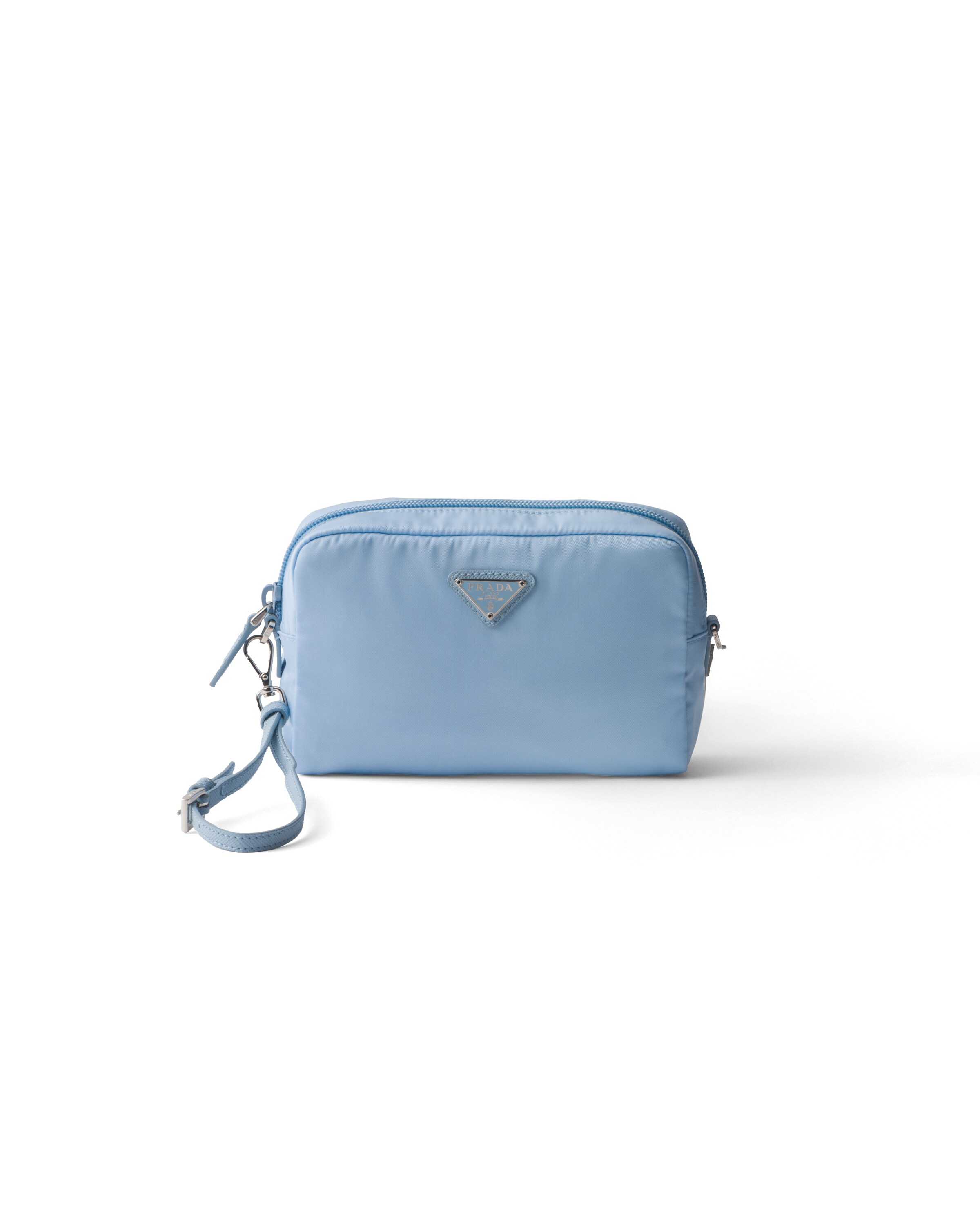 Prada Necessaire Small In Re-nylon, Donna, Celeste