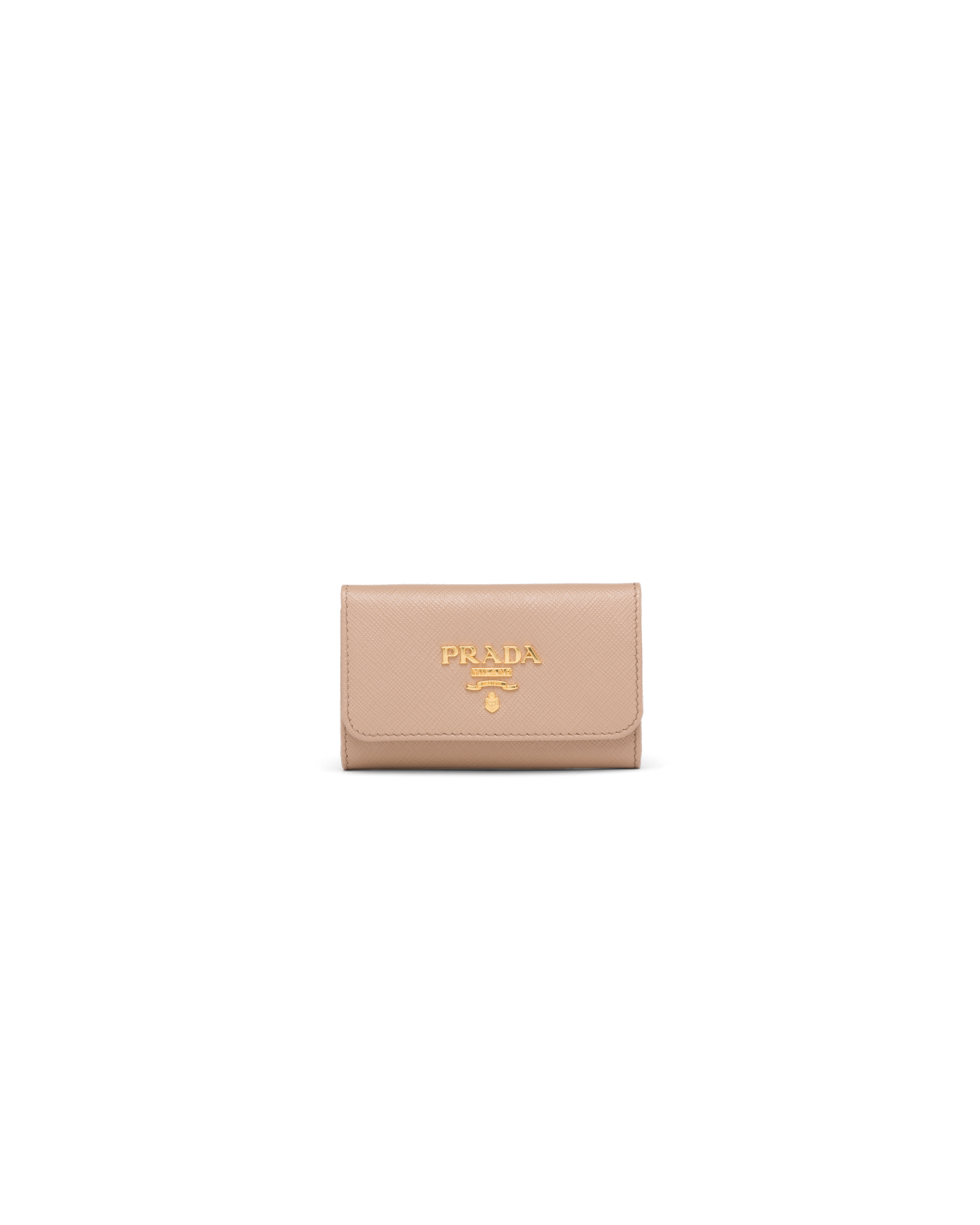 prada saffiano key pouch