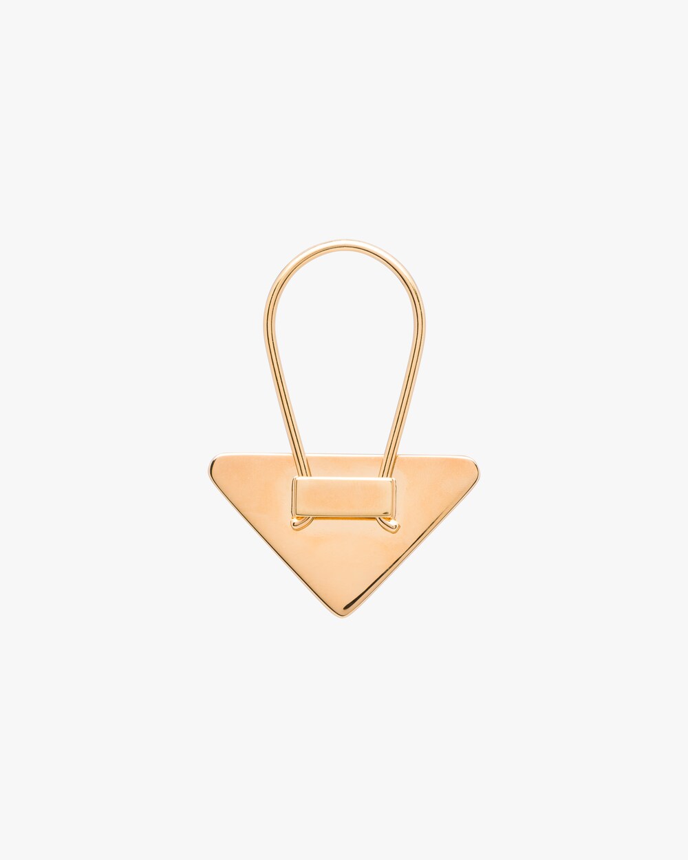 prada triangle keychain