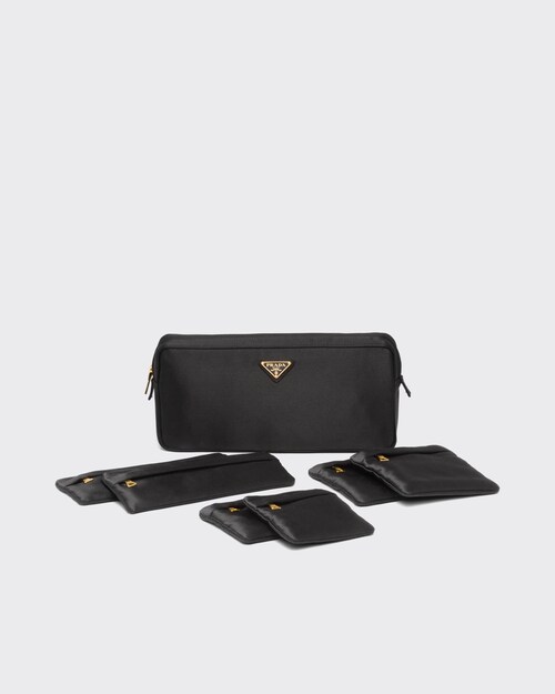 ブラック シルクサテン ジュエリーケース | Prada
