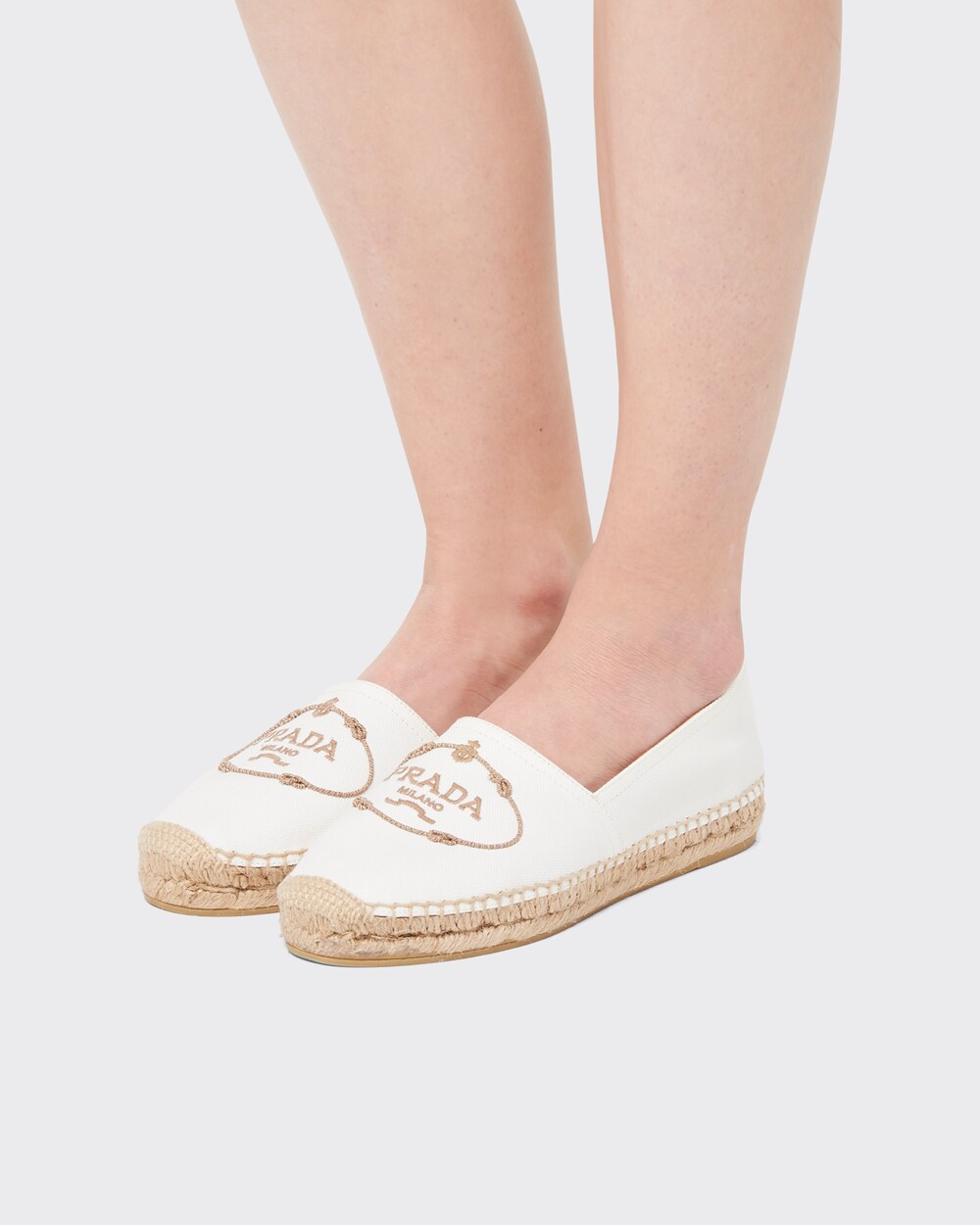 white prada espadrilles
