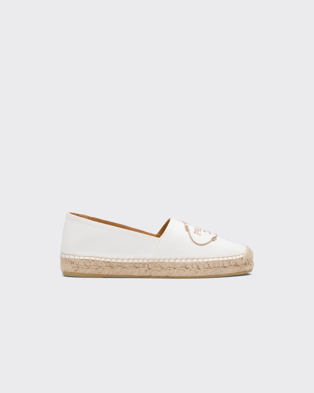 White prada espadrilles