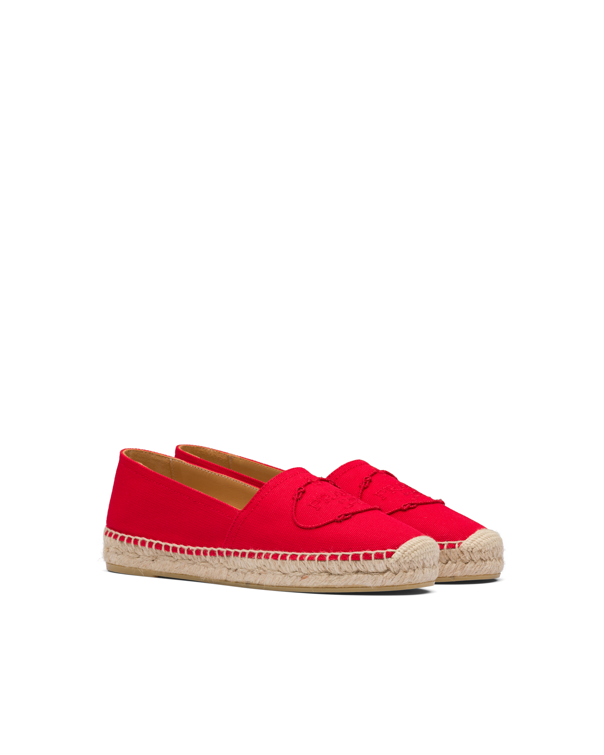 Red Espadrilles: Prada Espadrilles Red