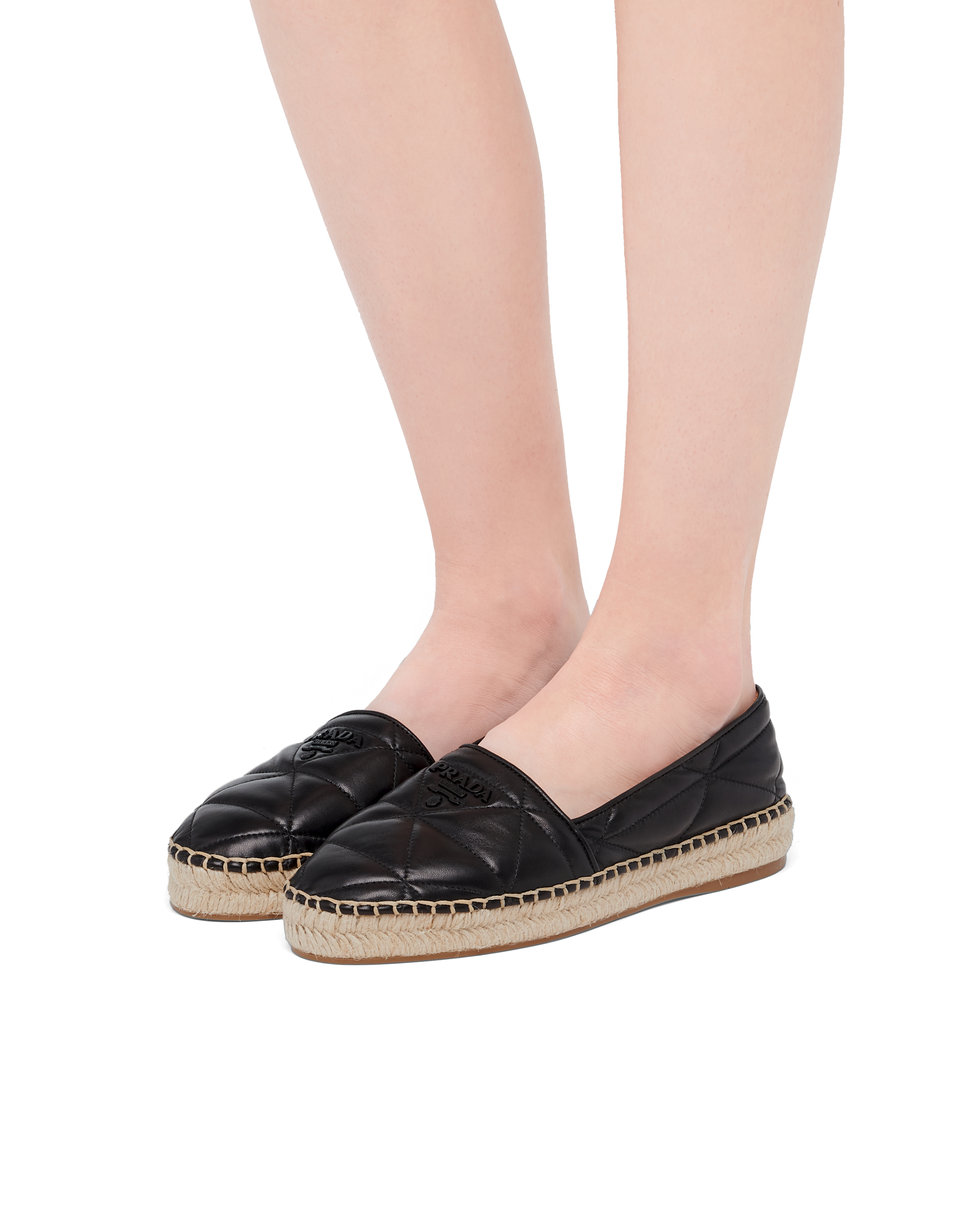 Prada sales black espadrilles