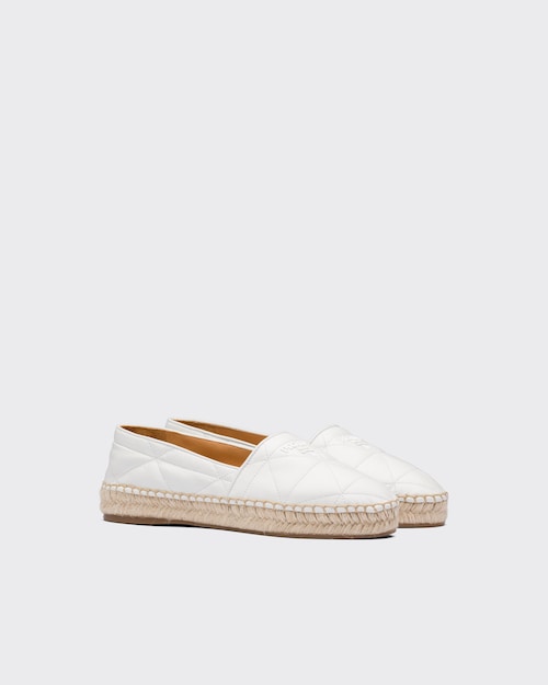 Prada Quilted nappa leather espadrilles 1