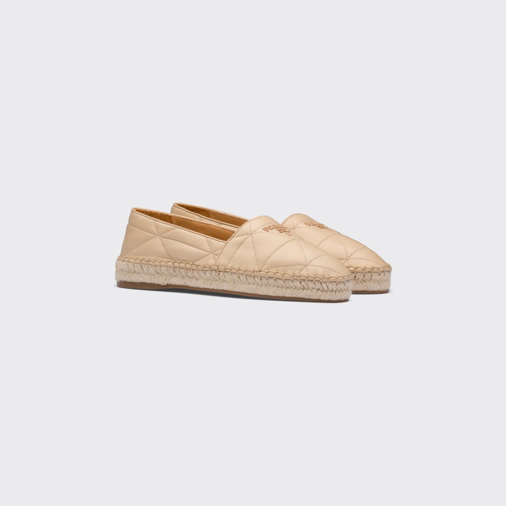 Prada Quilted nappa leather espadrilles 1