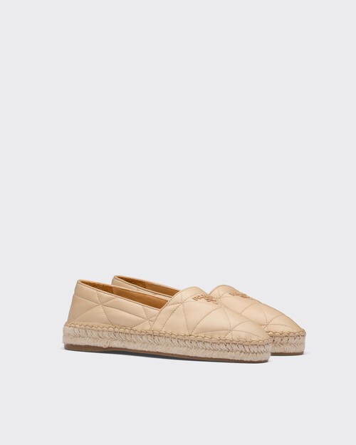Prada Quilted nappa leather espadrilles 1