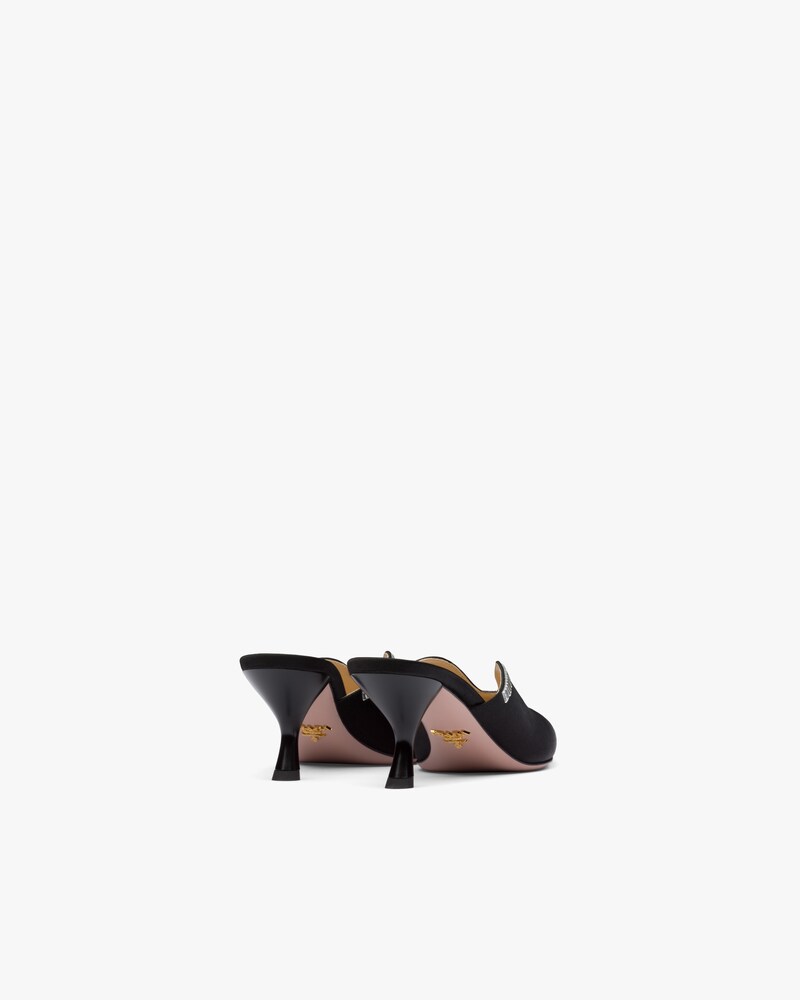 prada mules with bow