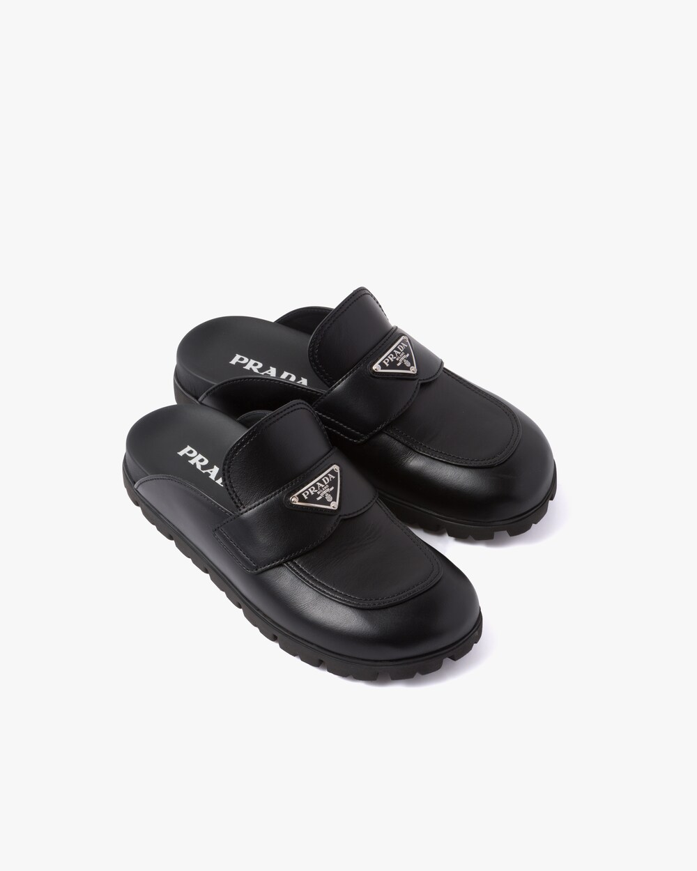 prada black mules