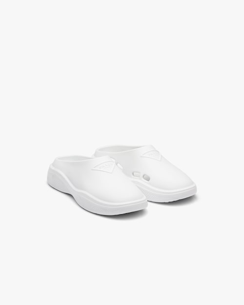 white prada mules