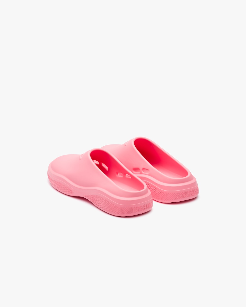 prada pink mules