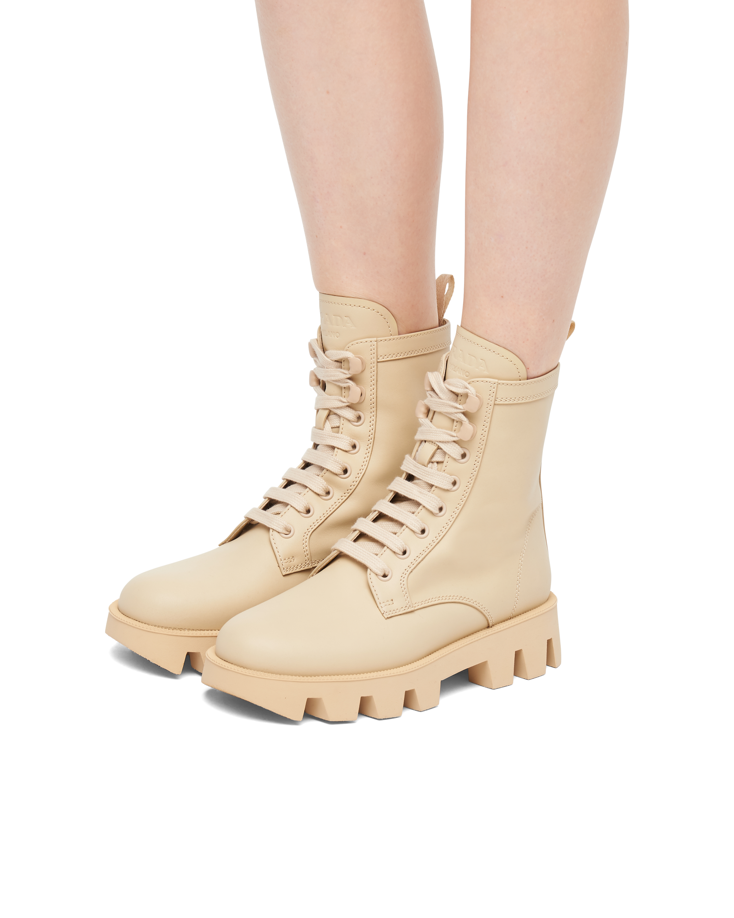 Botte prada beige clearance