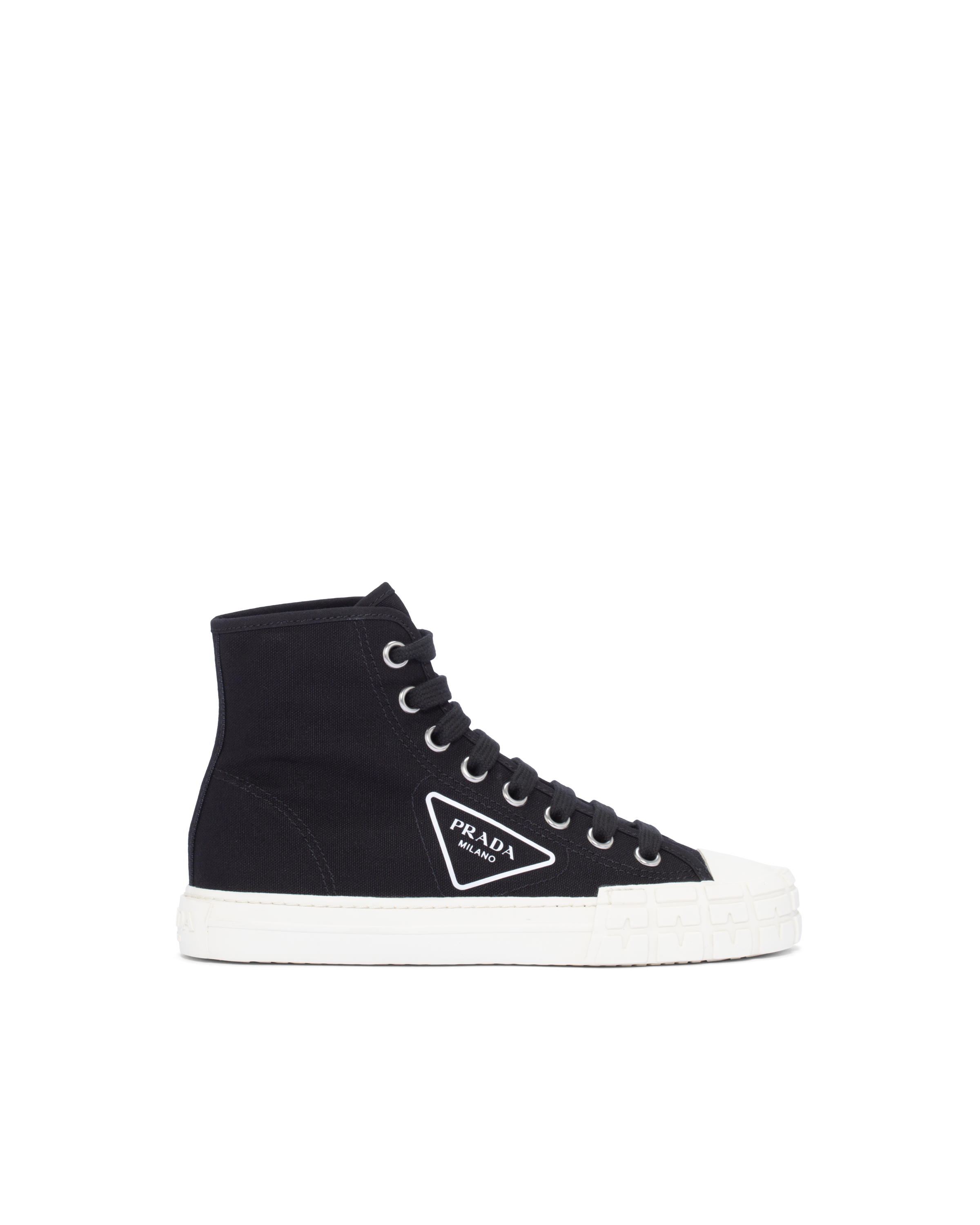 white canvas high top sneakers