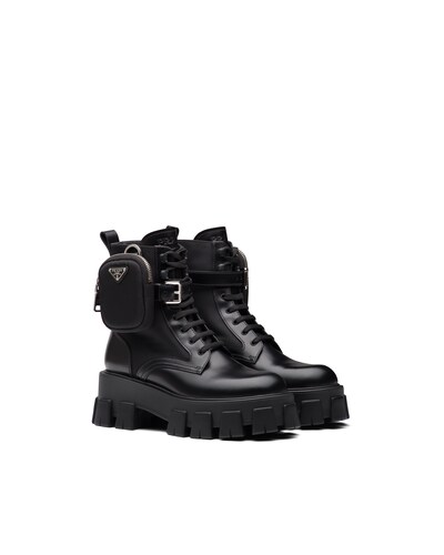 prada combat ankle boots