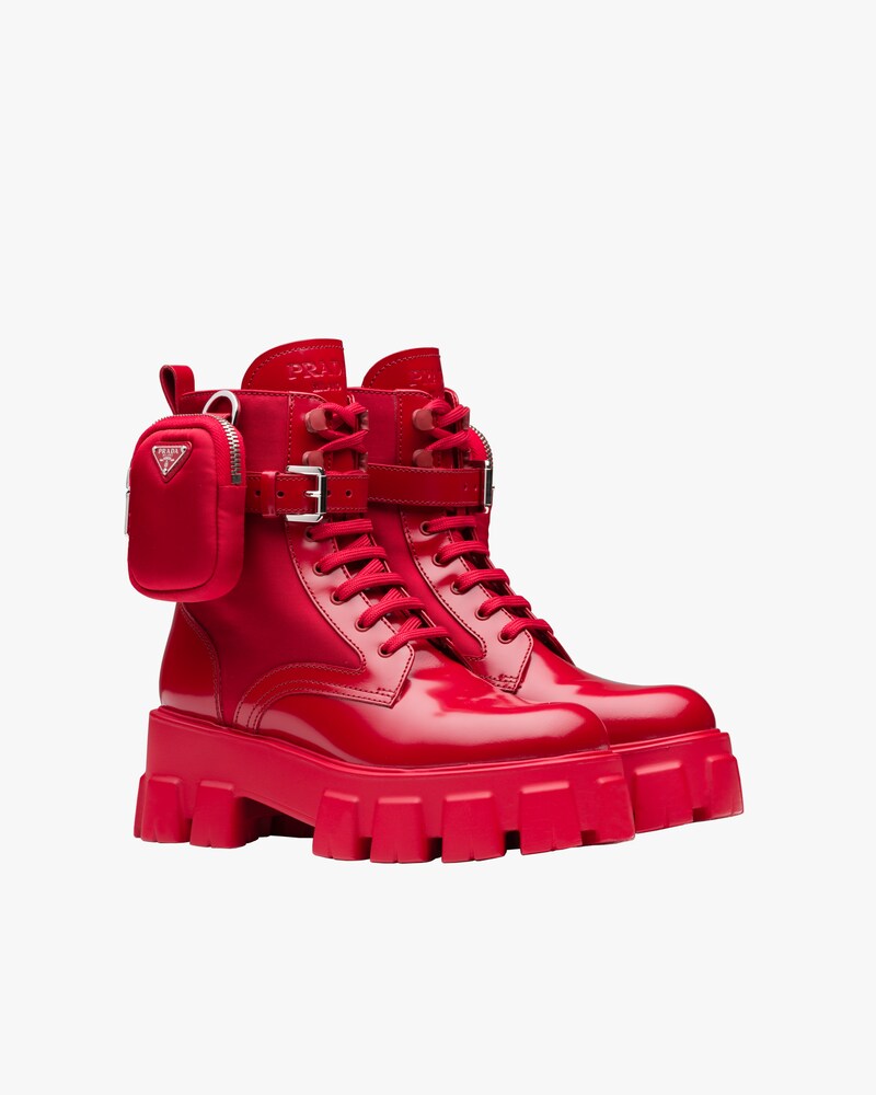 red prada boots
