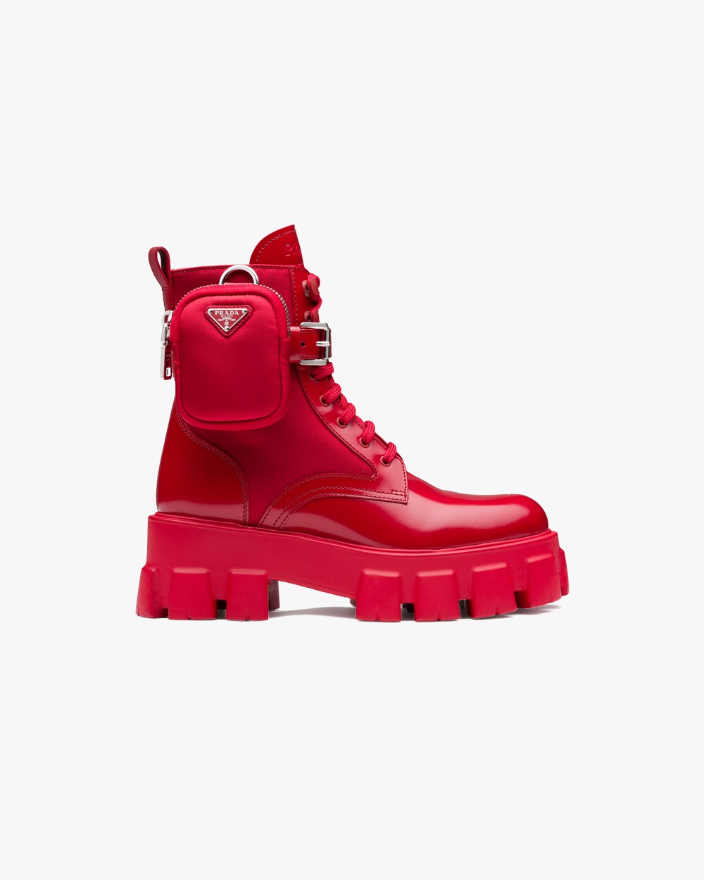 prada red boots