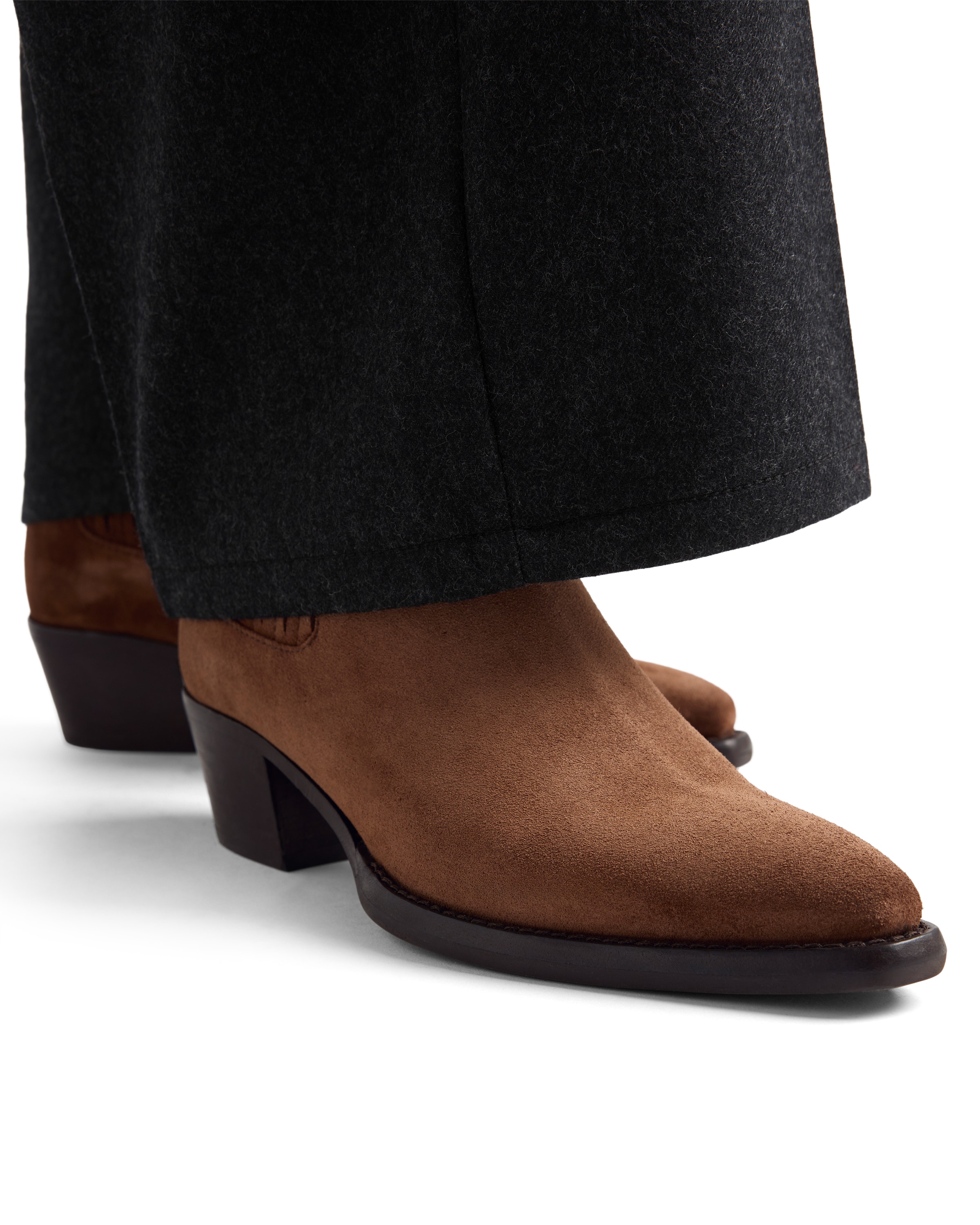 Prada Elastic-gusset Pointed-toe Boots In Animal Print