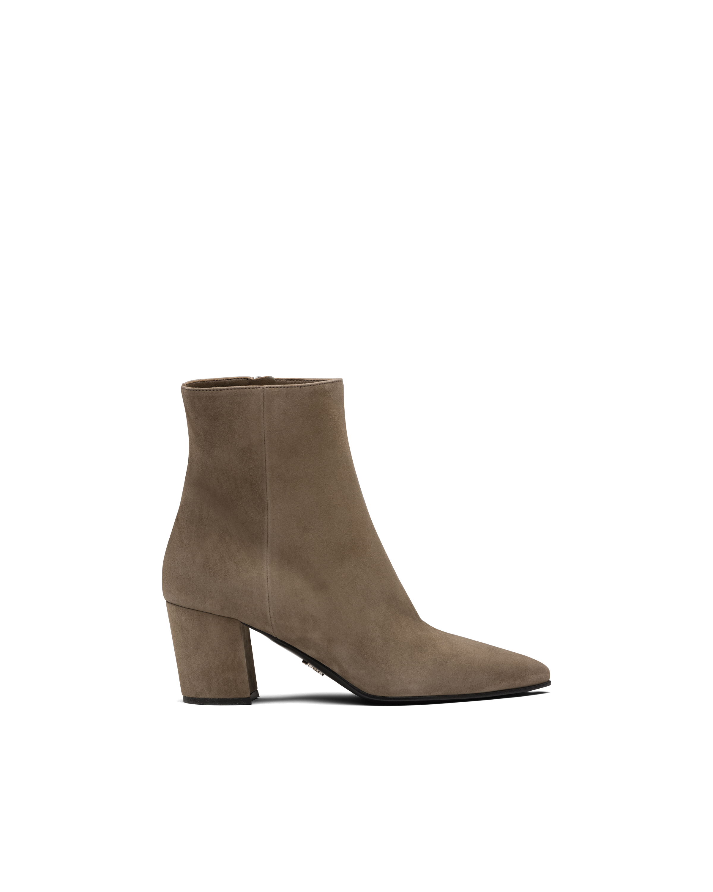 prada suede ankle boots