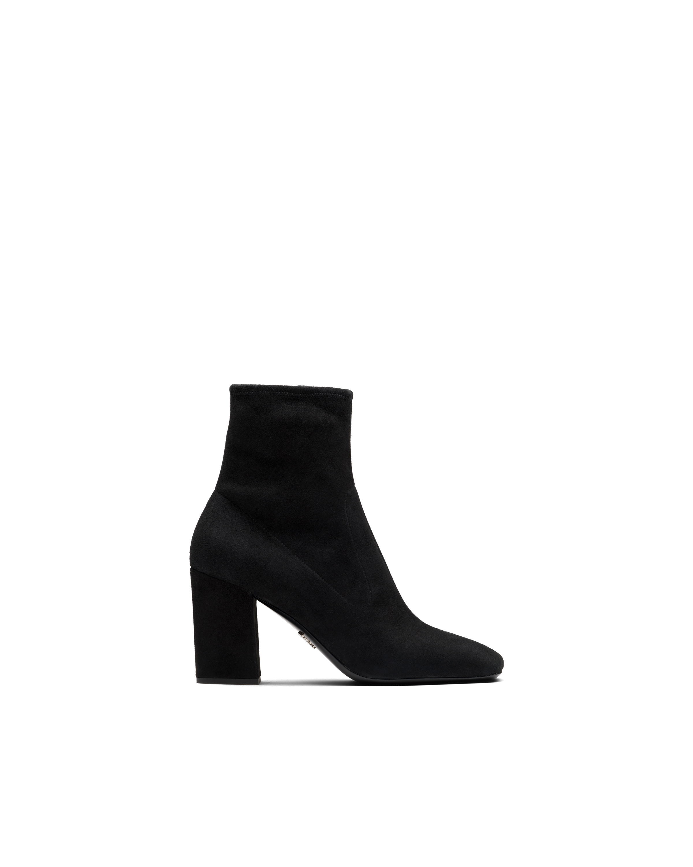 Prada suede booties clearance