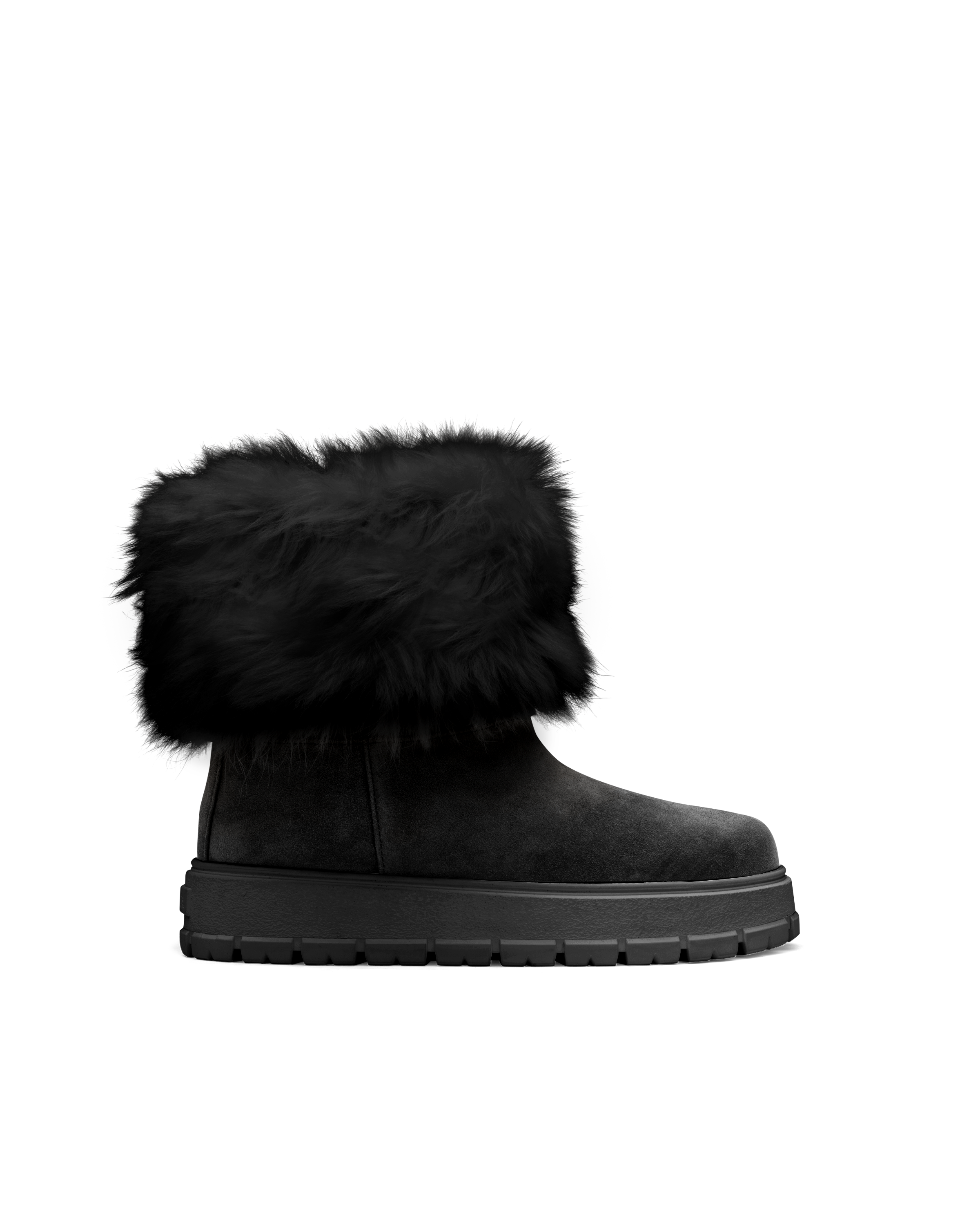 Prada black suede booties clearance