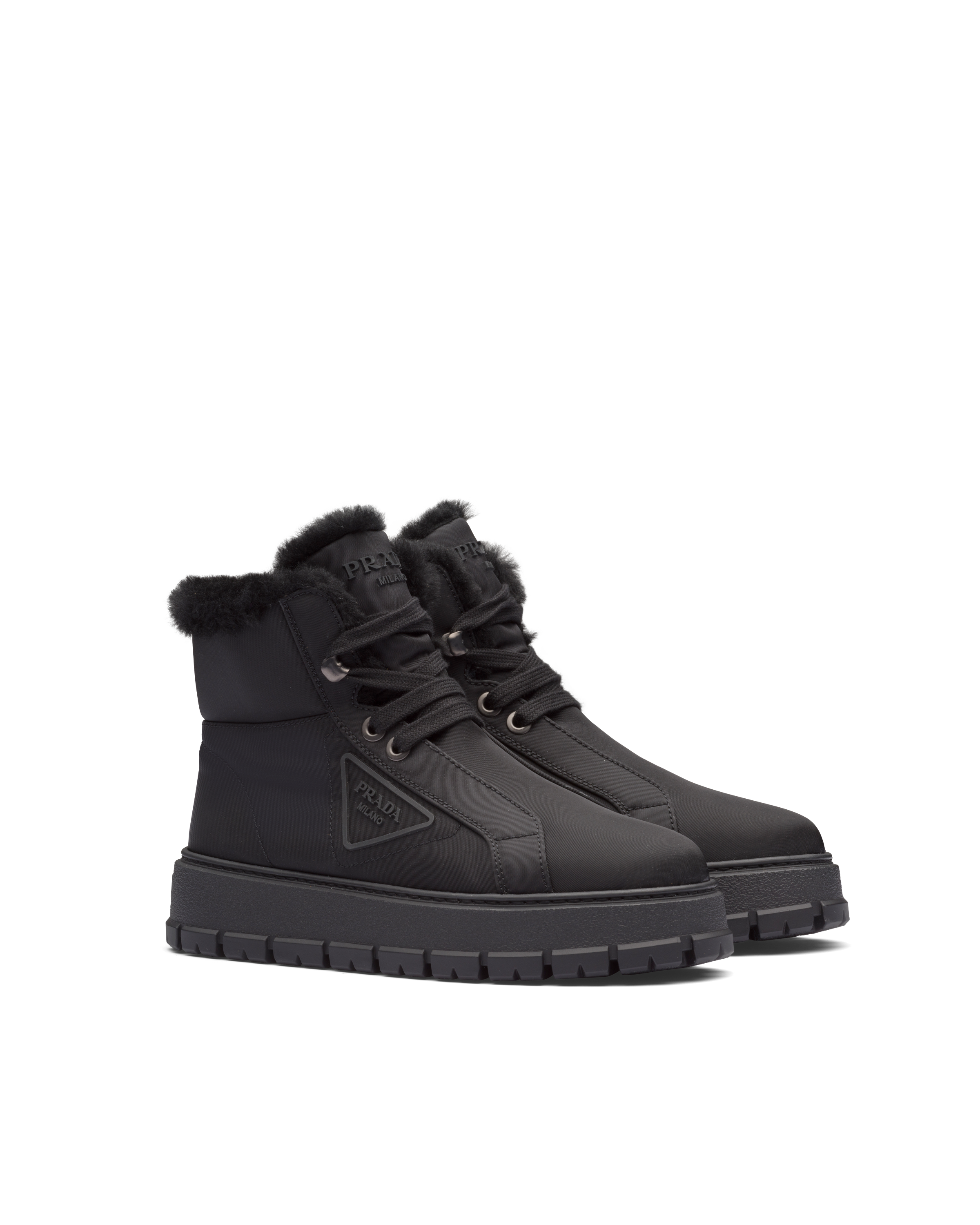 Prada lace up booties clearance