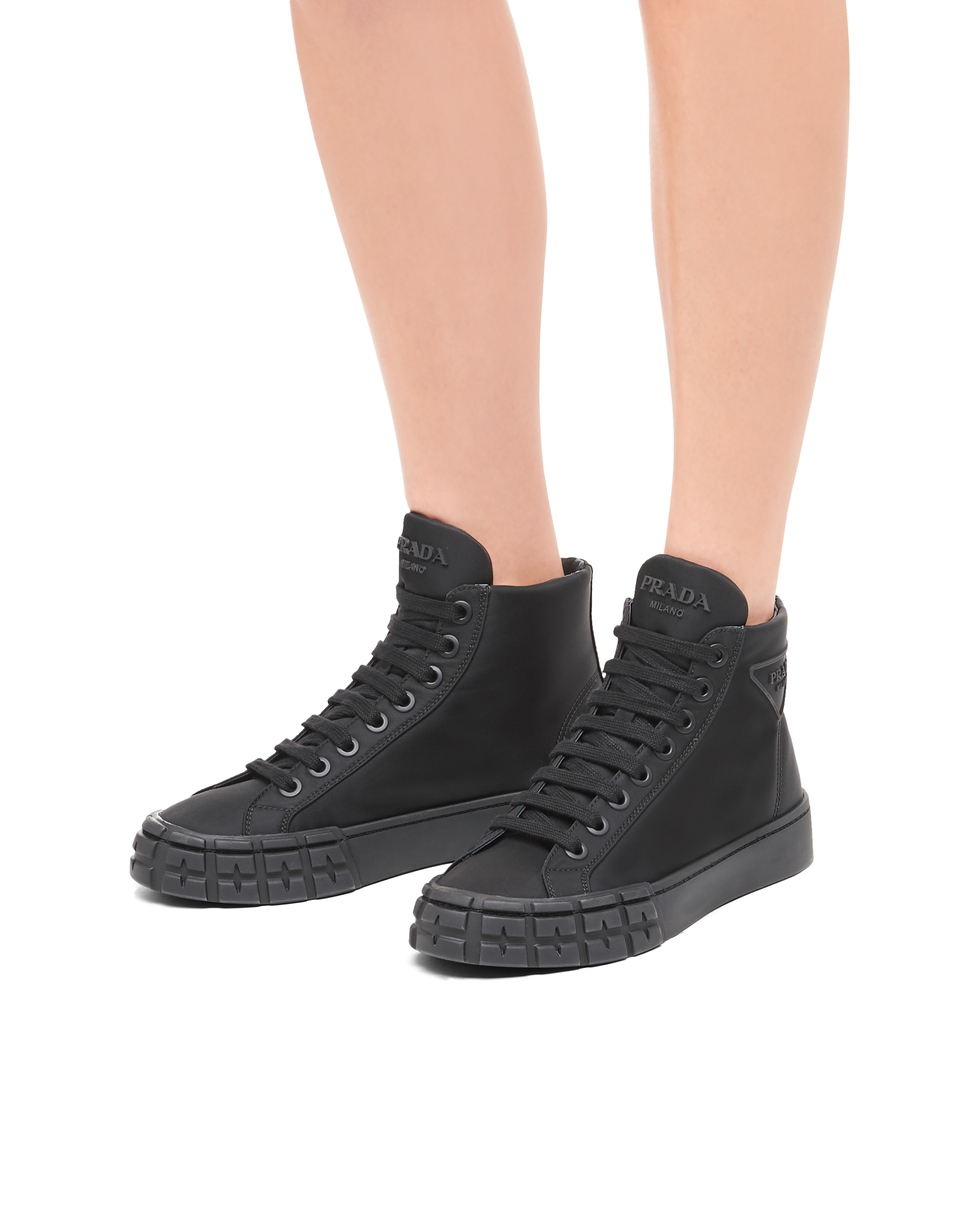 nylon gabardine sneakers prada
