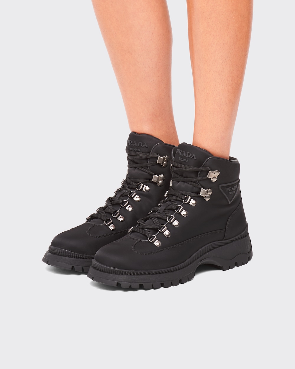 Prada hiking boots women's top