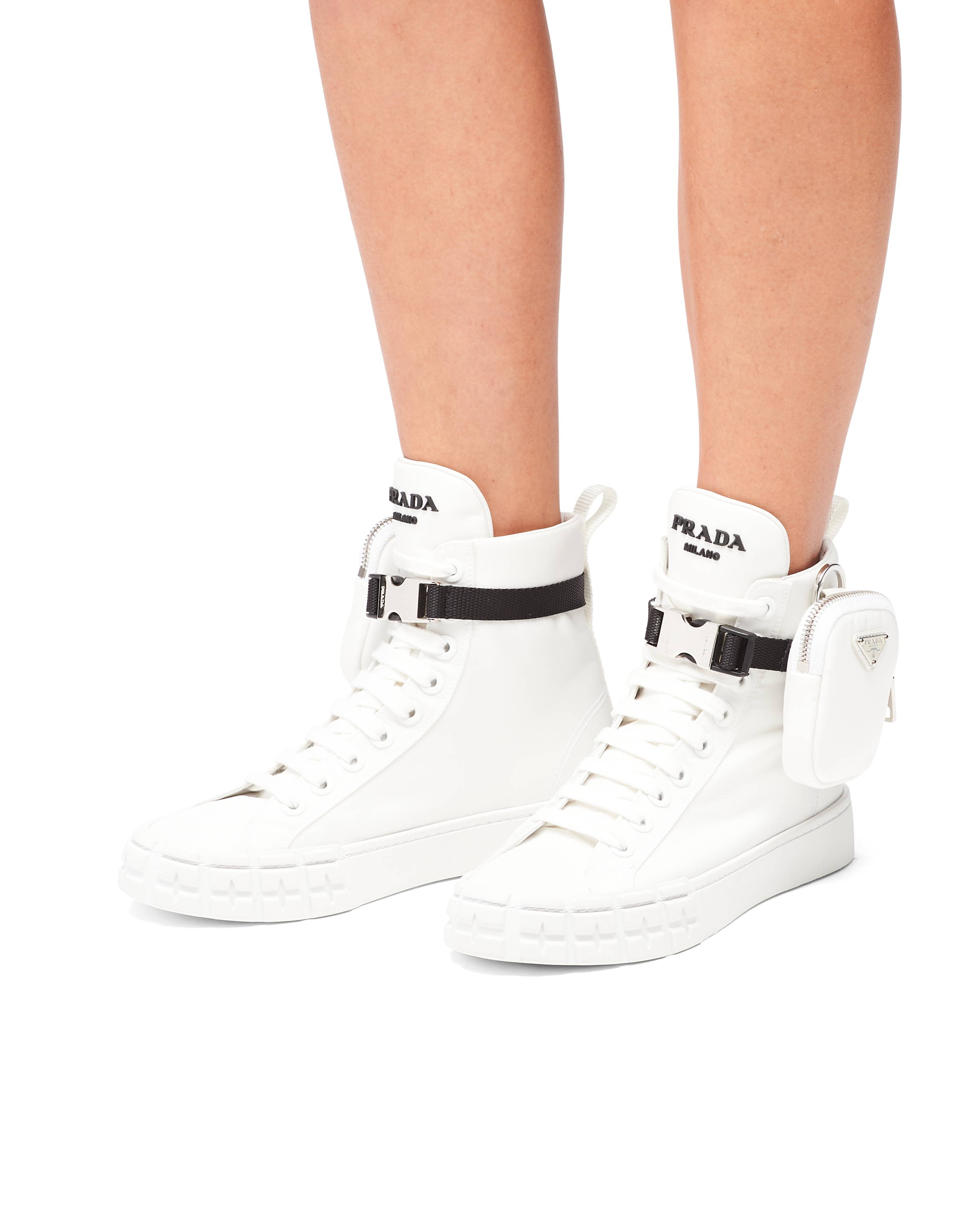 prada high top sneakers