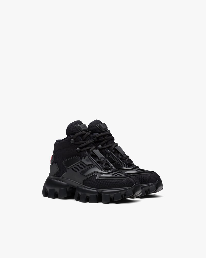 prada sneakers black