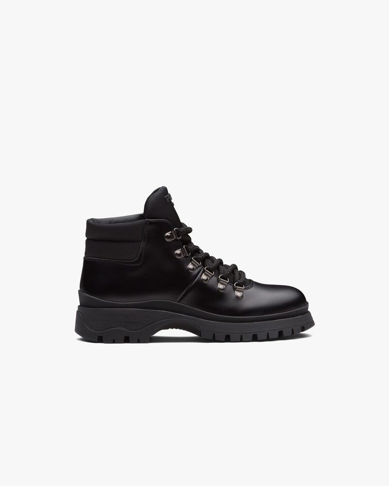 prada women's boots black