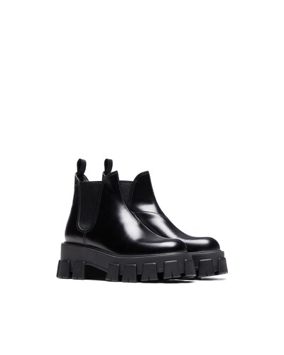 white prada combat boots