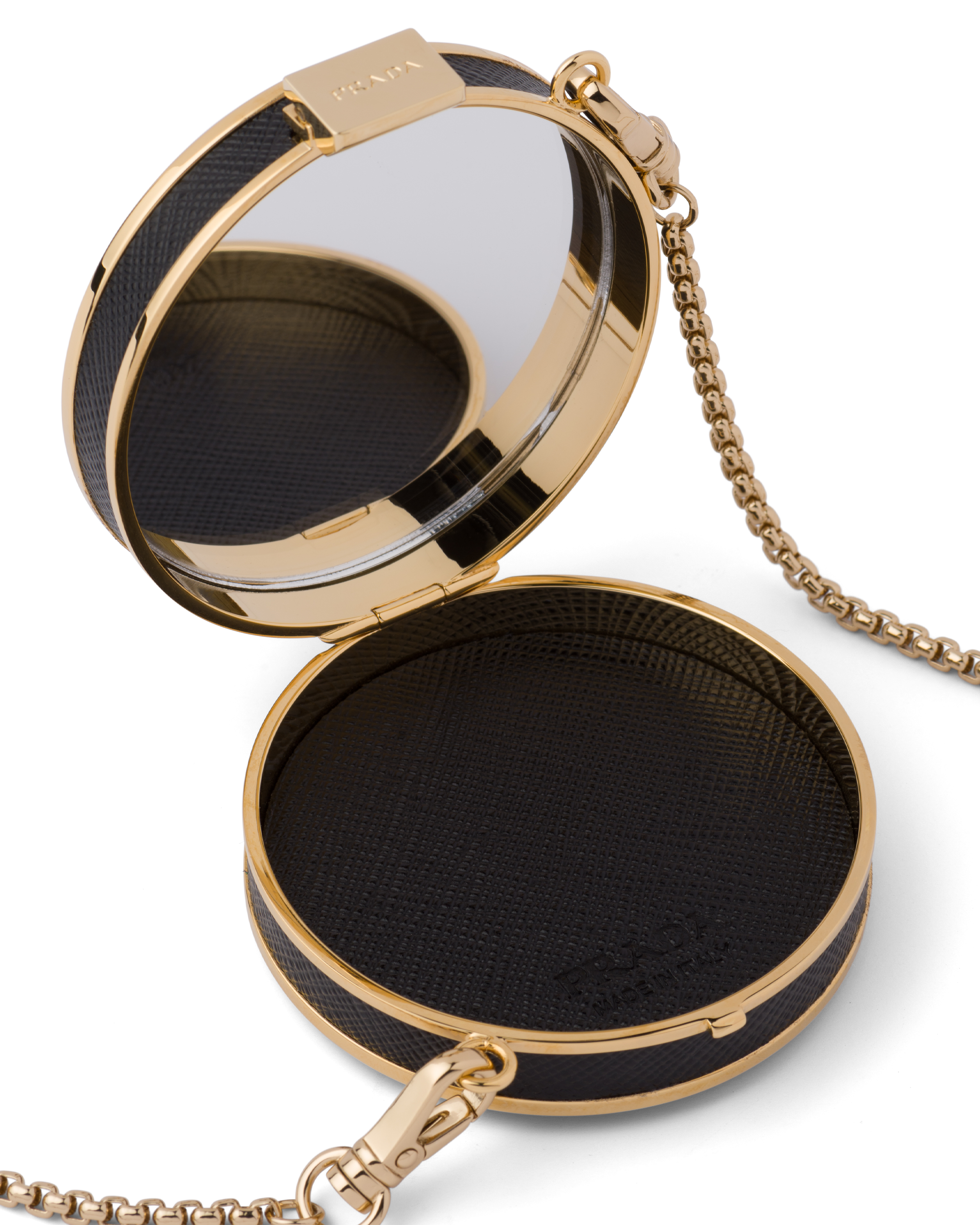 prada saffiano necklace